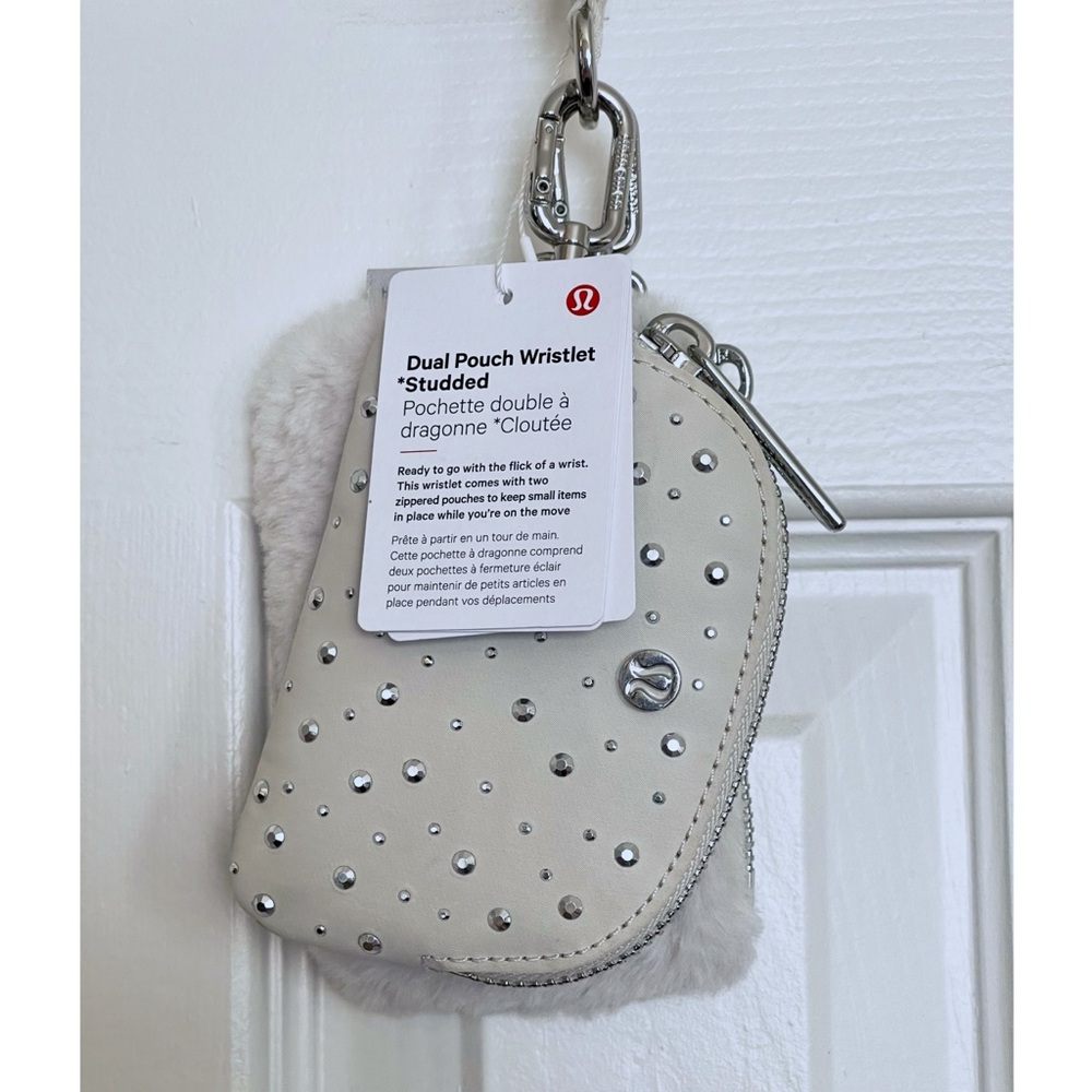 Dual Pouch Wristlet *Studded* - Picture 4 of 16